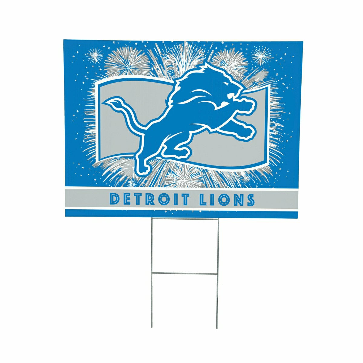 Detroit Lions Yard Sign, Patriotic