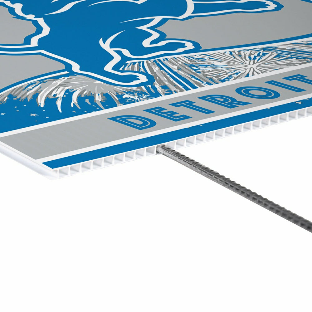 Detroit Lions Yard Sign, Patriotic