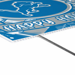 Detroit Lions Yard Sign, Holiday