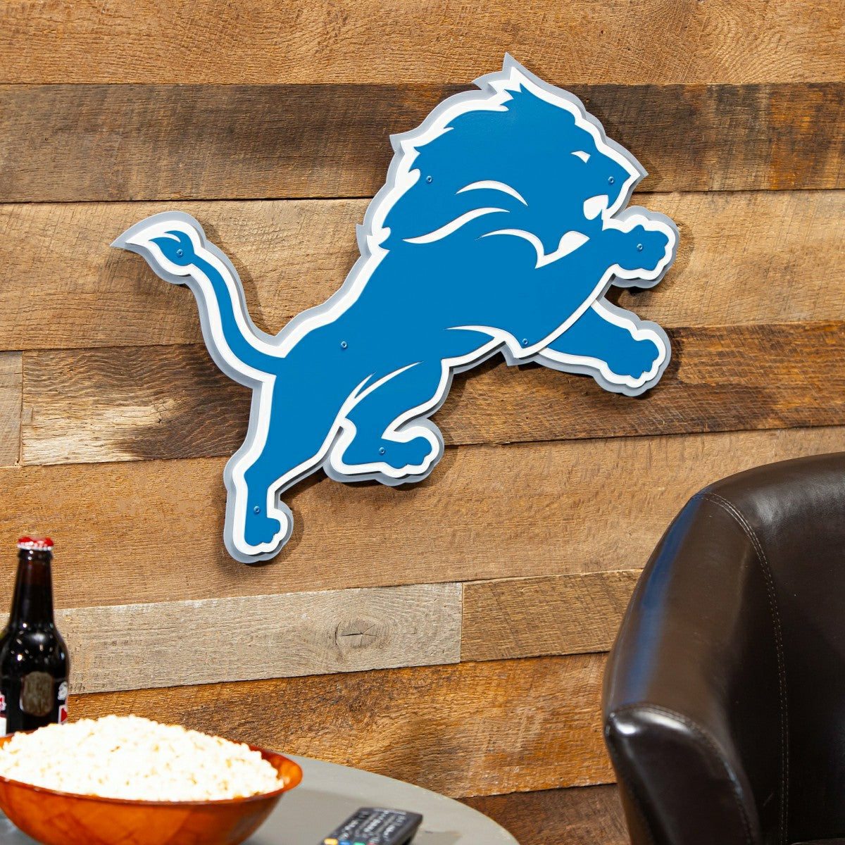 Detroit Lions Premier Metal Wall Art