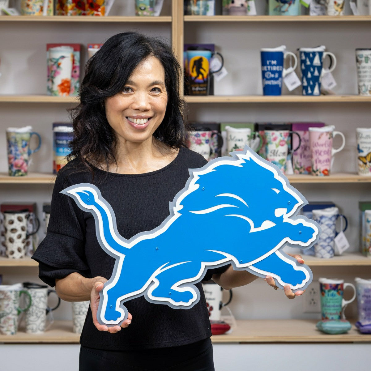 Detroit Lions Premier Metal Wall Art