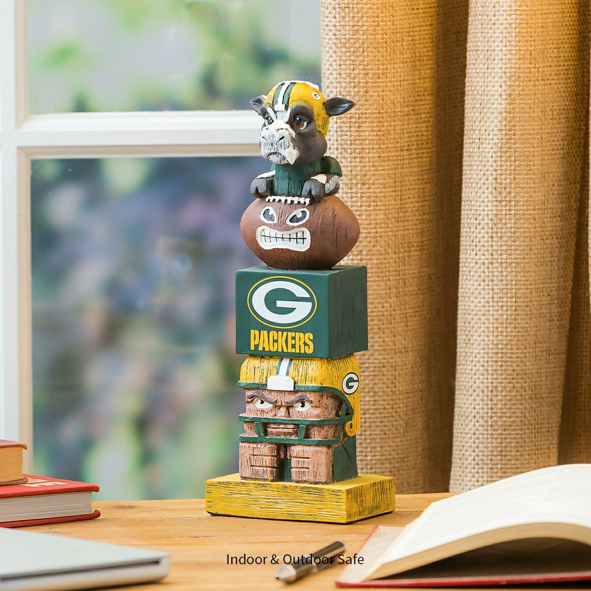 Green Bay Packers Tiki Team Totem Garden Statue