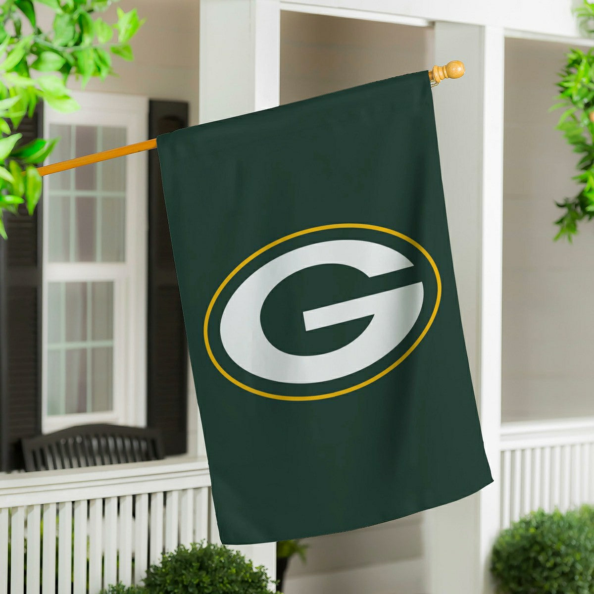 Green Bay Packers Applique House Flag