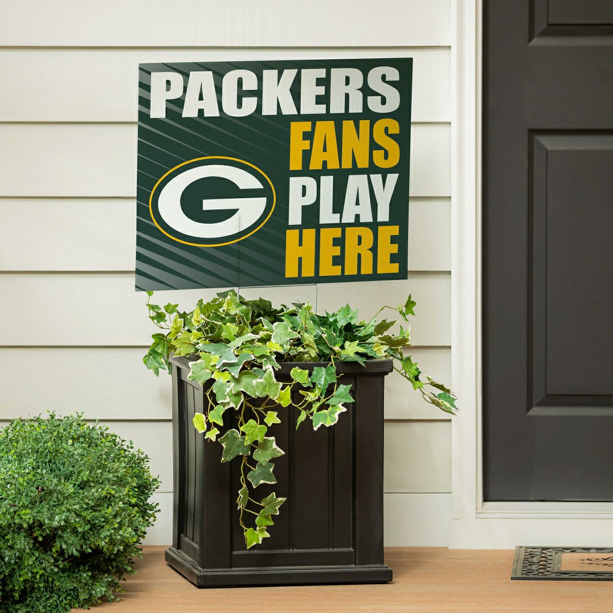 Green Bay Packers Coroplast Yard Sign "Fans Play Here"