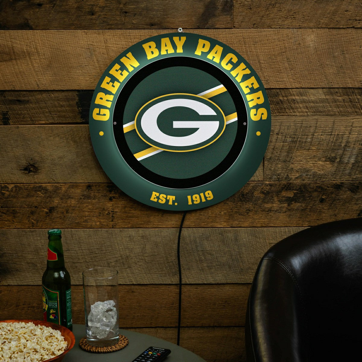 Green Bay Packers, Metal Lite, Round