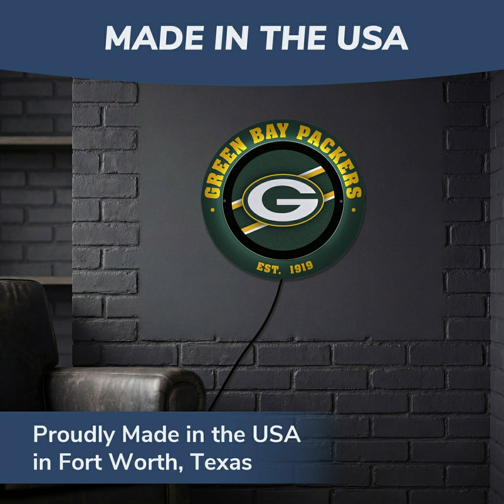 Green Bay Packers, Metal Lite, Round