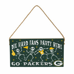 Green Bay Packers Halloween Wood Wall Sign, 6x11