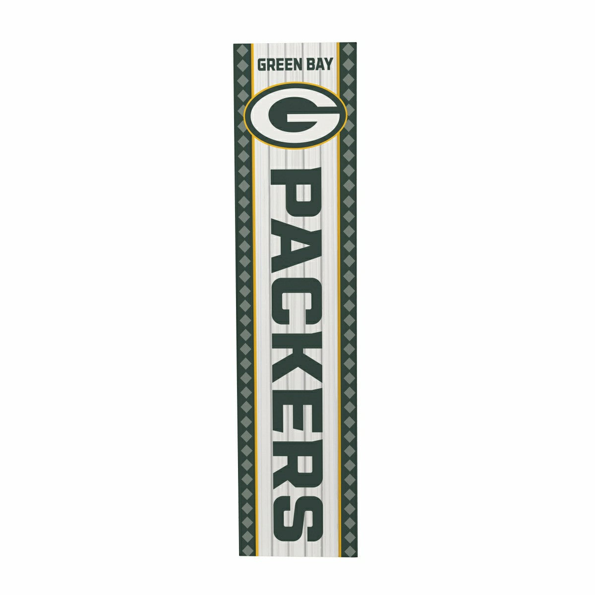 Green Bay Packers 47" Double Sided Leaner, Christmas