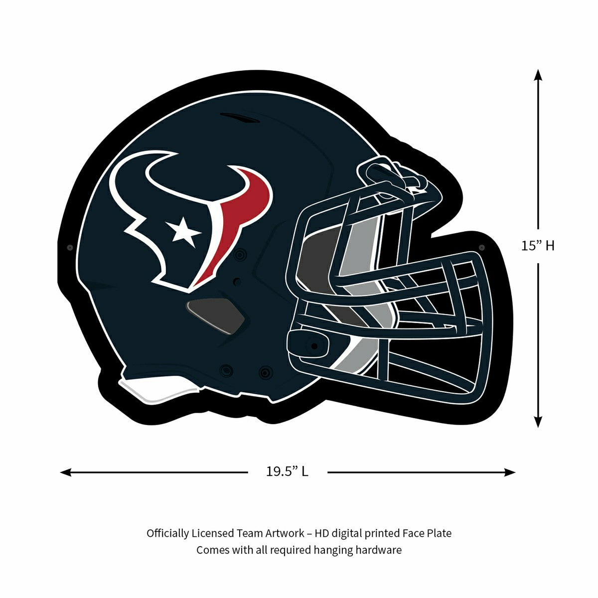 LED Wall Decor, Helmet, Houston Texans