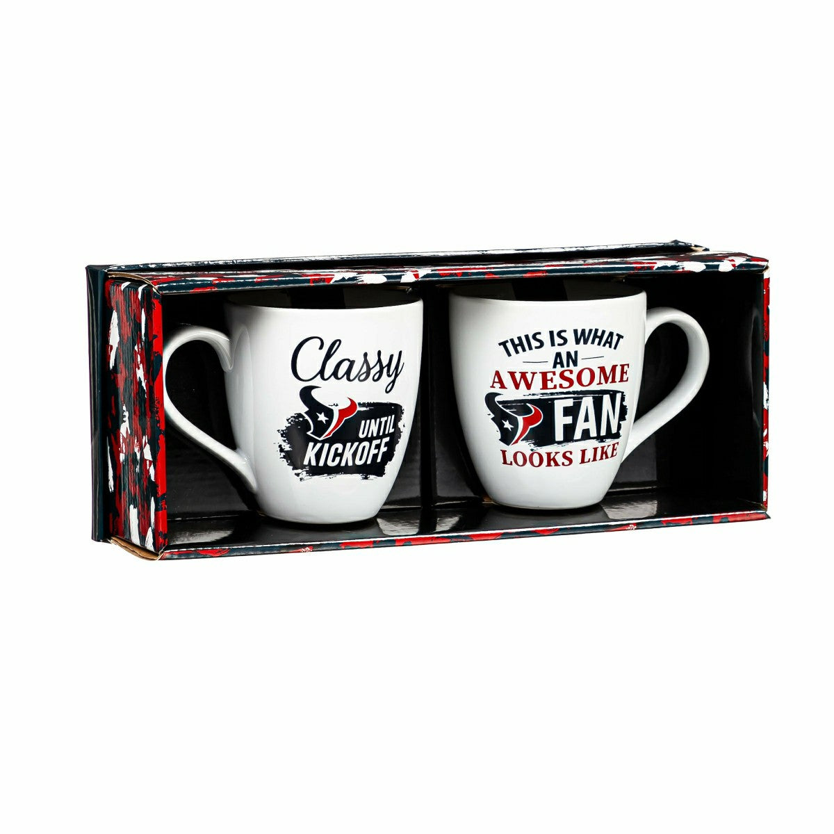 Houston Texans, Ceramic Cup O'Java 17oz Gift Set