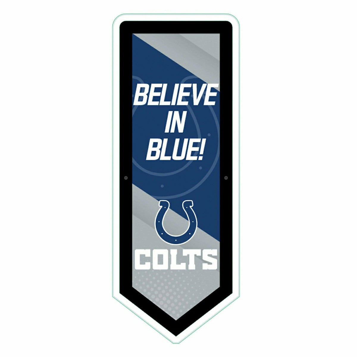 LED Wall Decor, Pennant, Indianapolis Colts