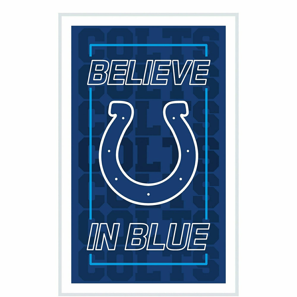 Indianapolis Colts NFL Football Rectangle Neolite LED Decor