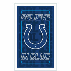 Indianapolis Colts NFL Football Rectangle Neolite LED Decor