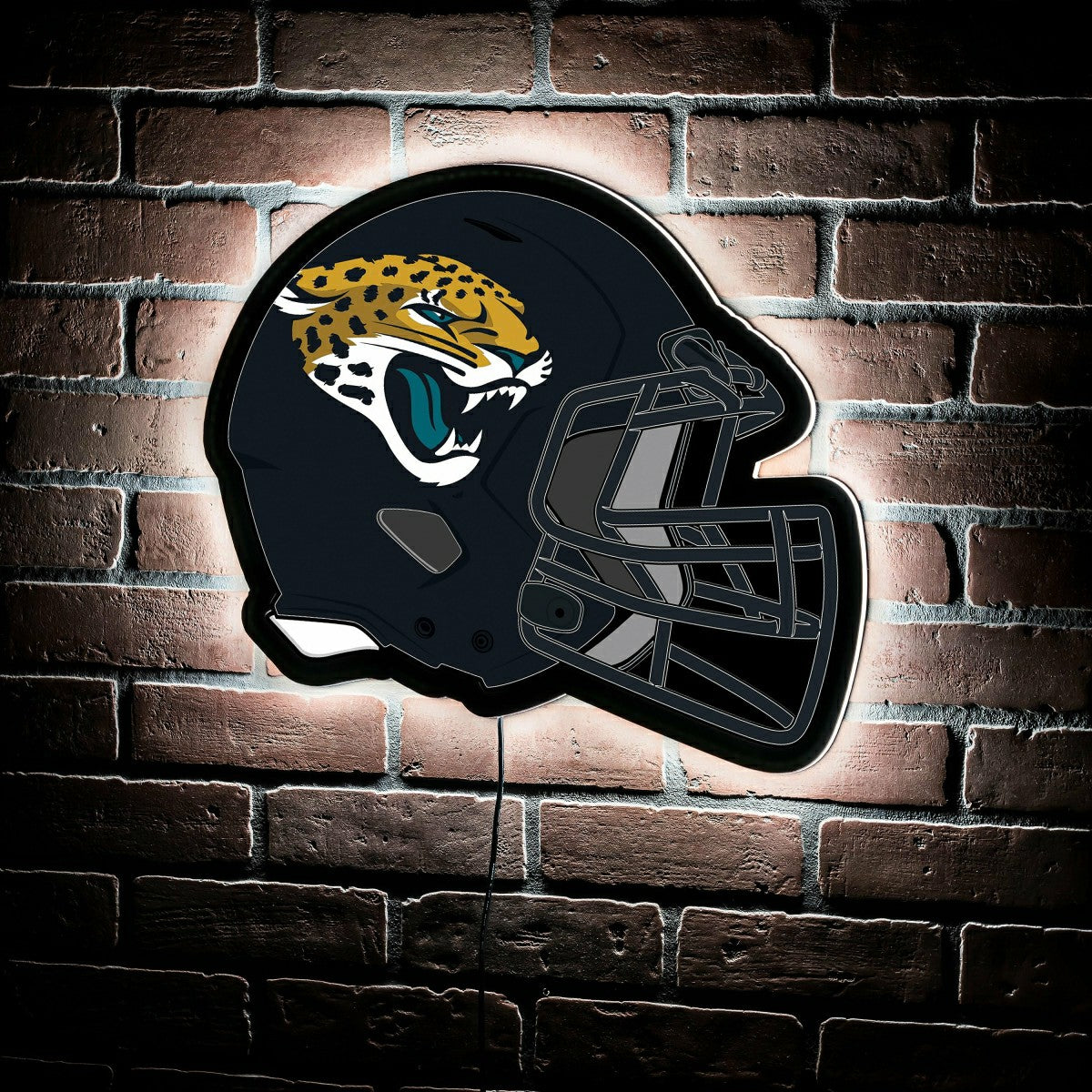 LED Wall Decor, Helmet, Jacksonville Jaguars