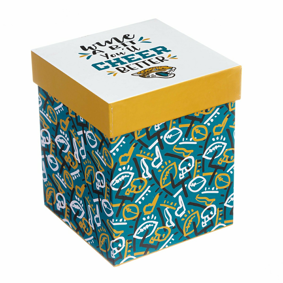 Jacksonville Jaguars, 17oz Boxed Stemless Wine