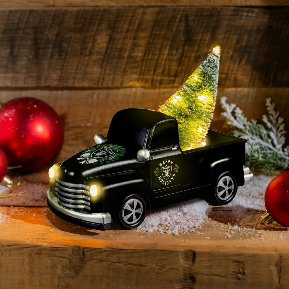 Las Vegas Raiders Holiday Rally Truck Statue