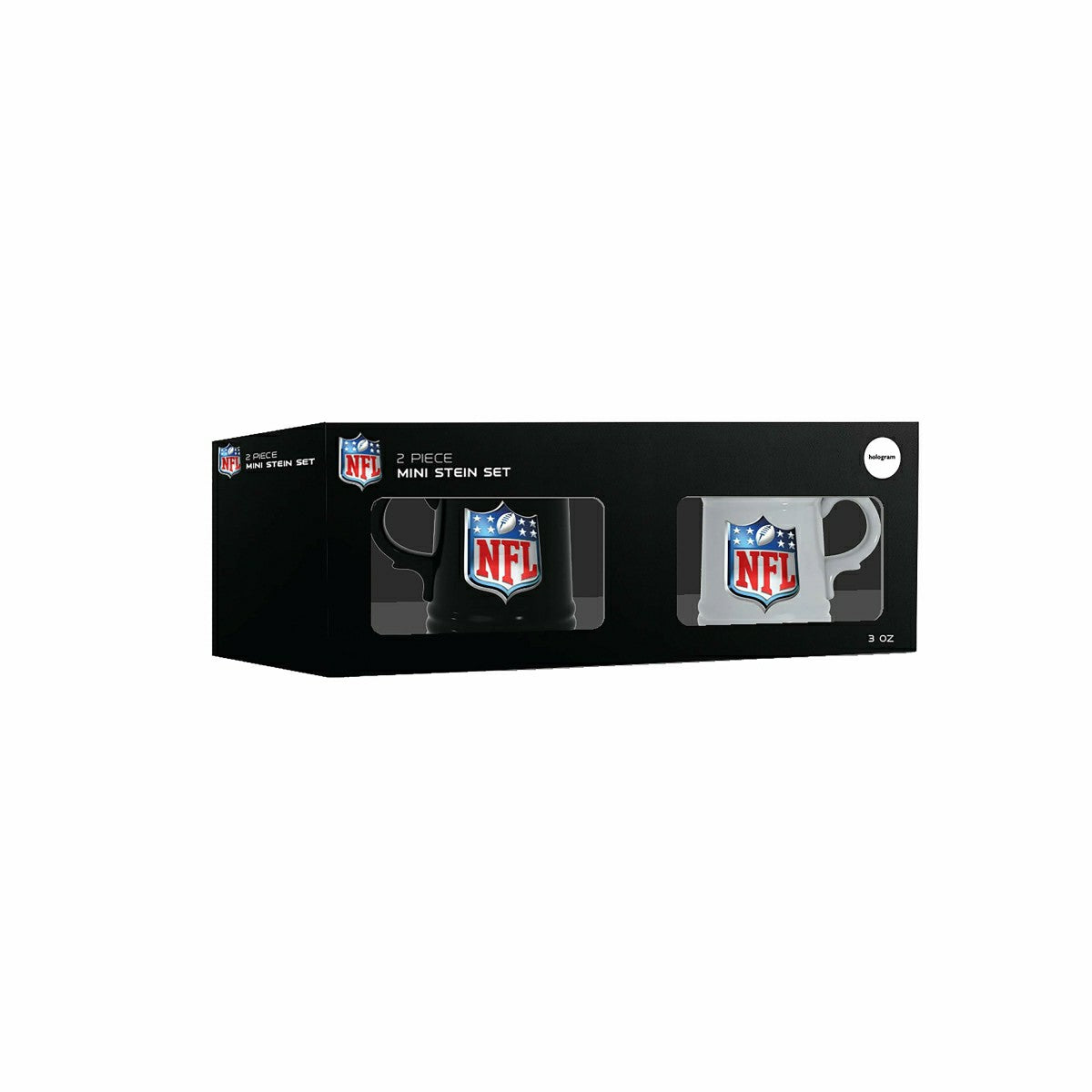 Las Vegas Raiders Ceramic Mini Stein, 3oz, set of 2