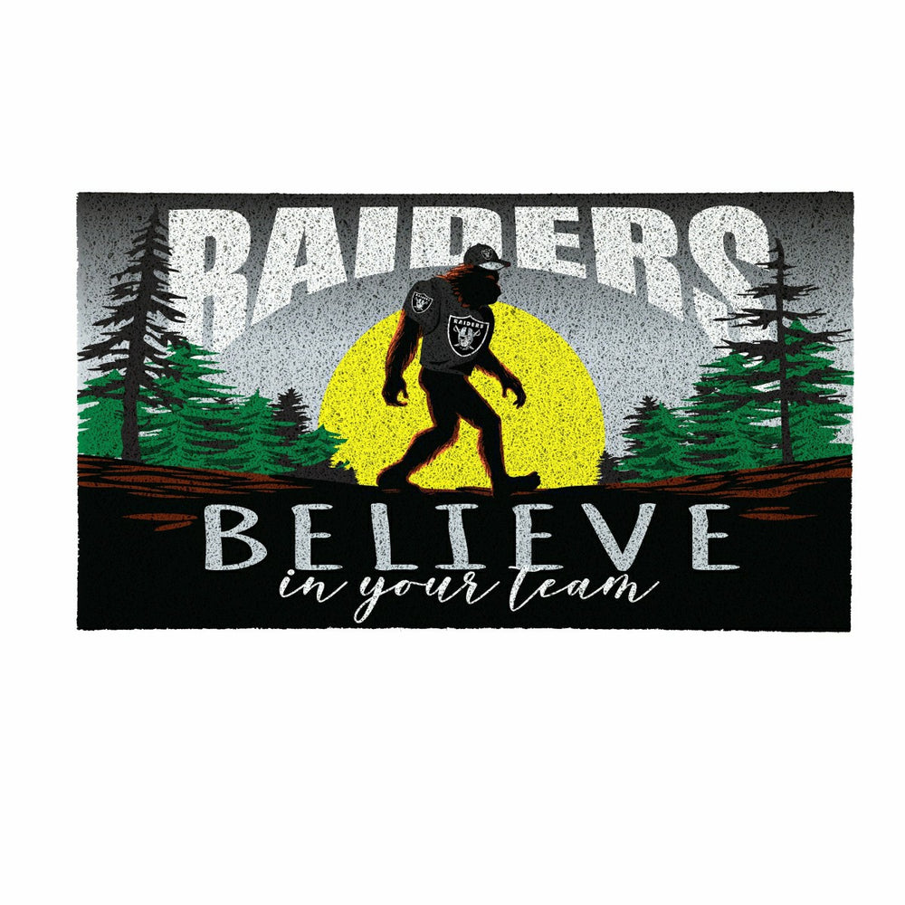 LAS VEGAS RAIDERS Bigfoot PVC Mat, 28"x16"