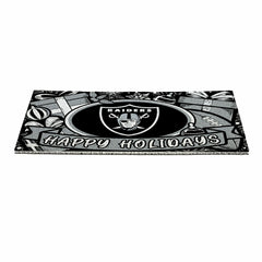 LAS VEGAS RAIDERS Holiday PVC Mat, 28"x16"