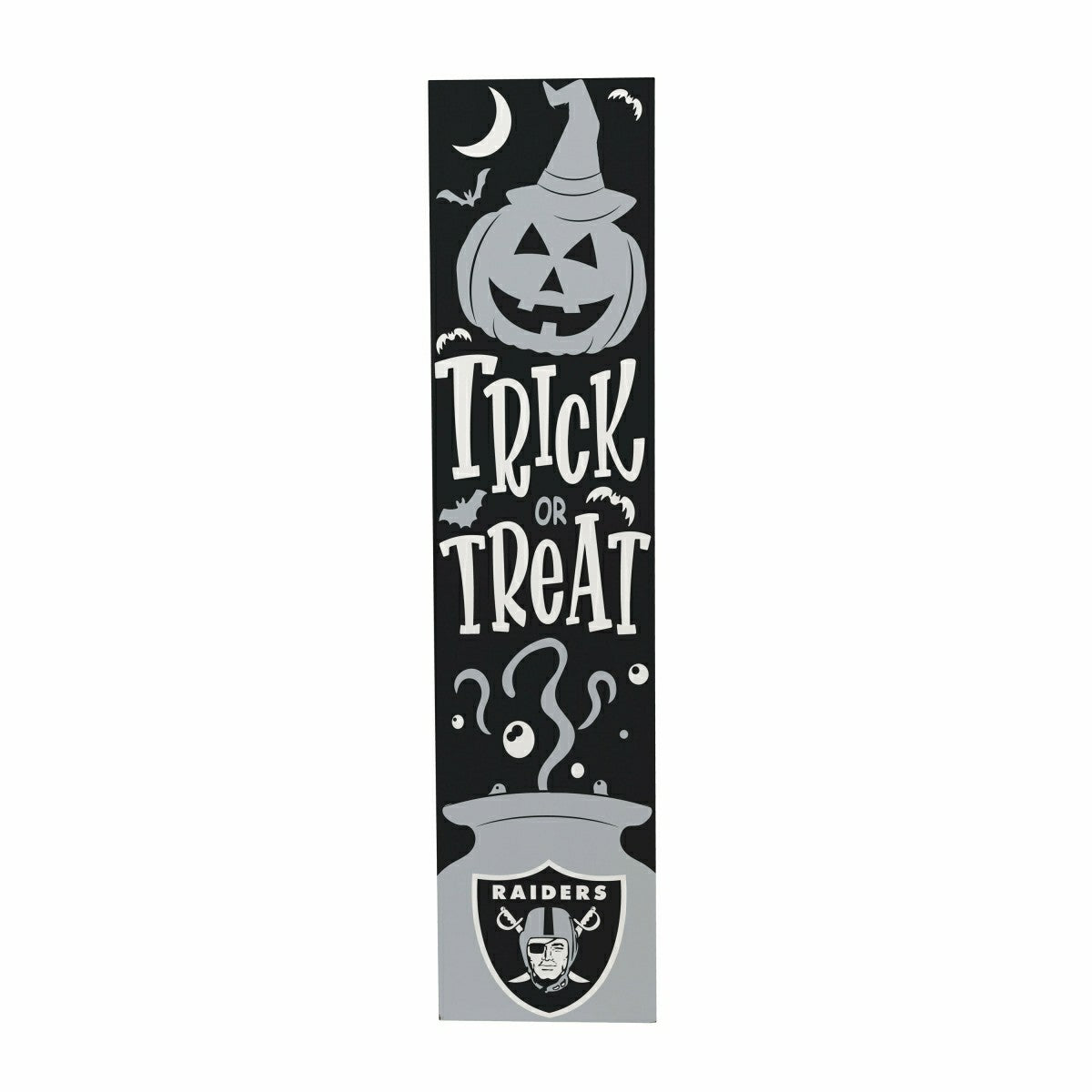 47" Double Sided Leaner, Las Vegas Raiders, Halloween
