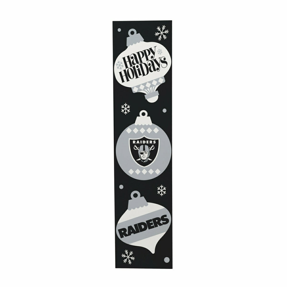 47" Double Sided Leaner, Las Vegas Raiders, Christmas
