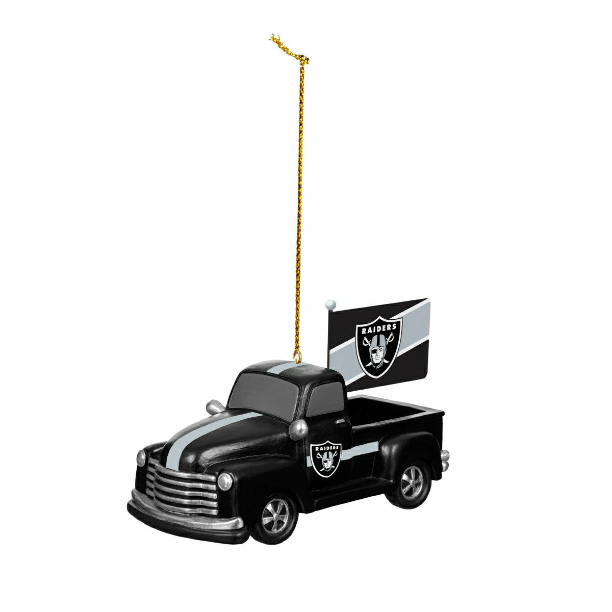 Las Vegas Raiders Mini Tabletop Rally Truck, Set of 2