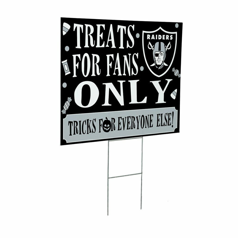 Las Vegas Raiders Yard Sign, Halloween Treats for Fans