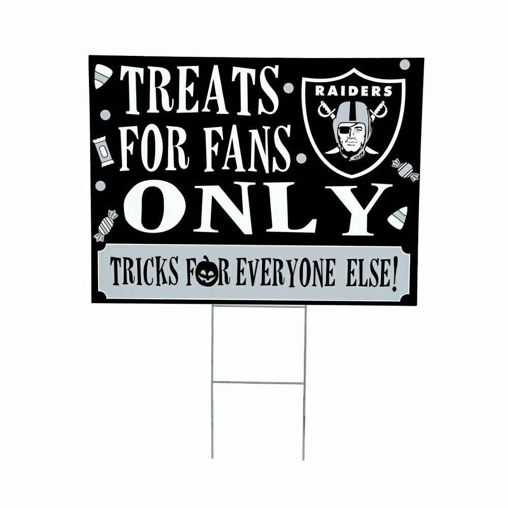 Las Vegas Raiders Yard Sign, Halloween Treats for Fans