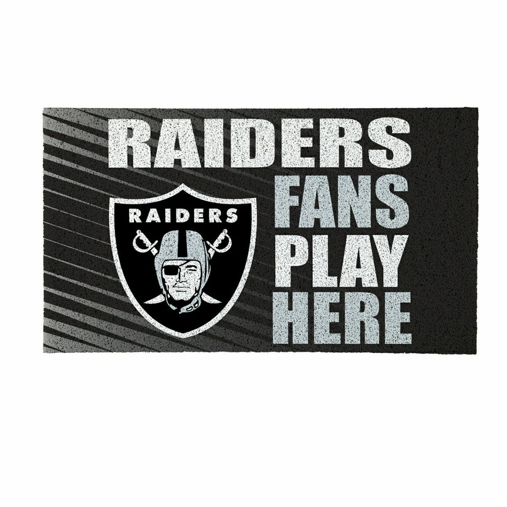 LAS VEGAS RAIDERS Fan Mat, 28"x16"