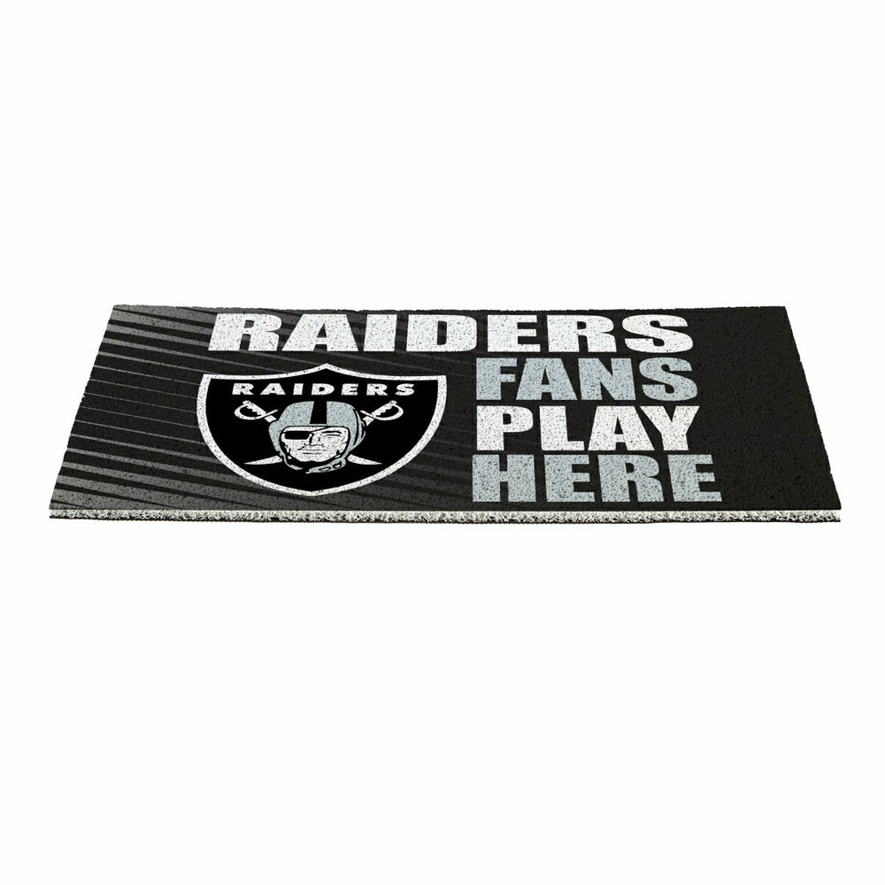 LAS VEGAS RAIDERS Fan Mat, 28"x16"