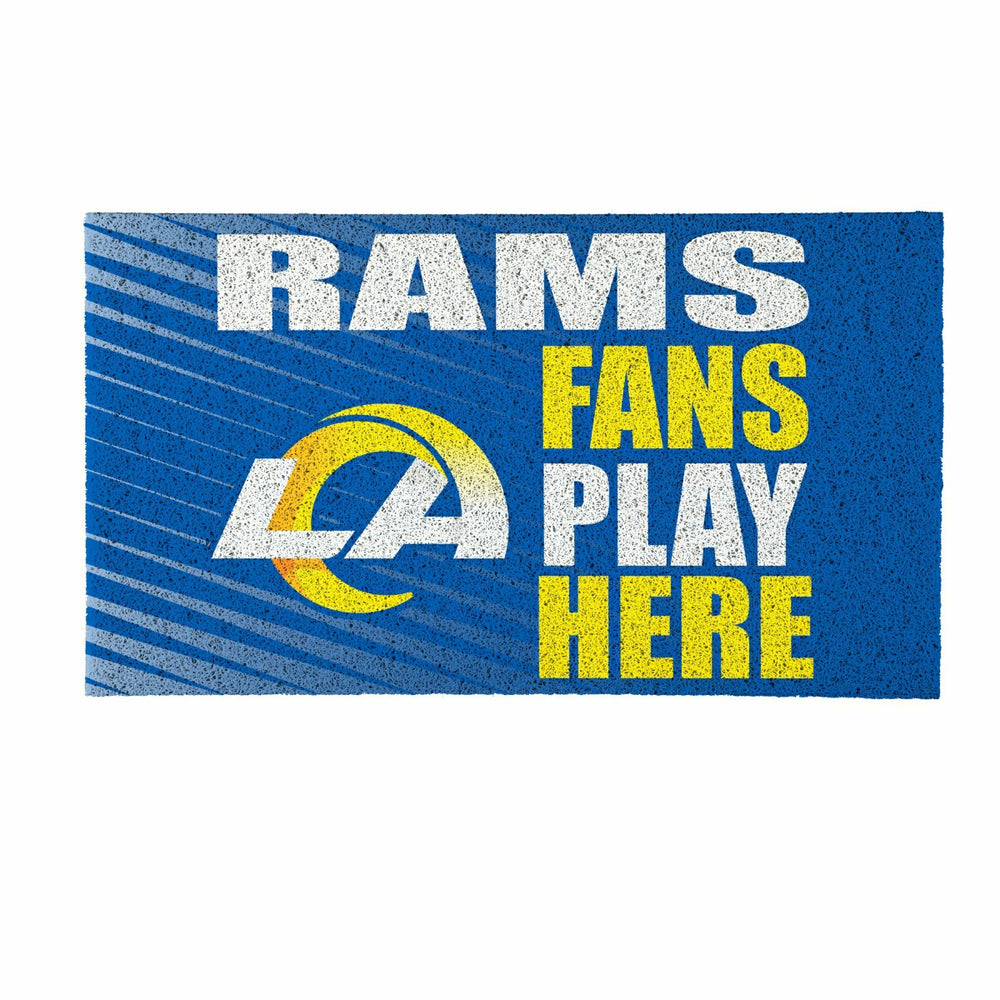 Los Angeles Rams Fan Mat, 28"x16"