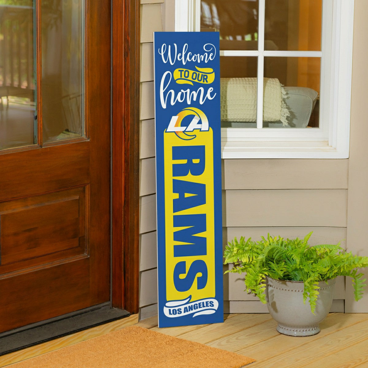 47" Double Sided Leaner, Los Angeles Rams, Halloween