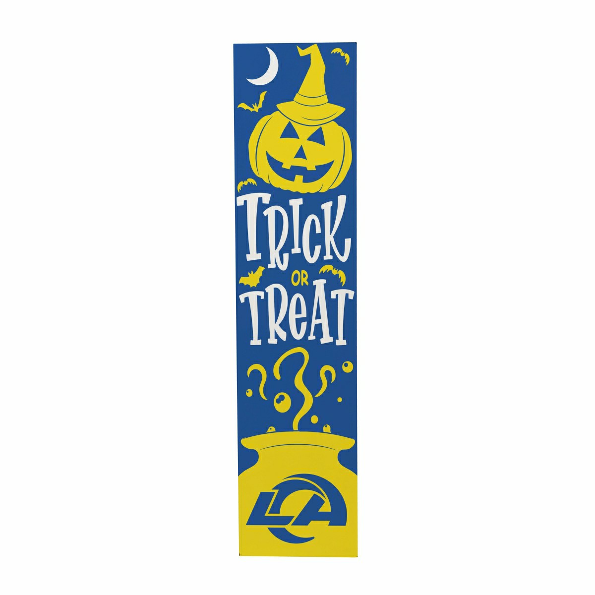 47" Double Sided Leaner, Los Angeles Rams, Halloween