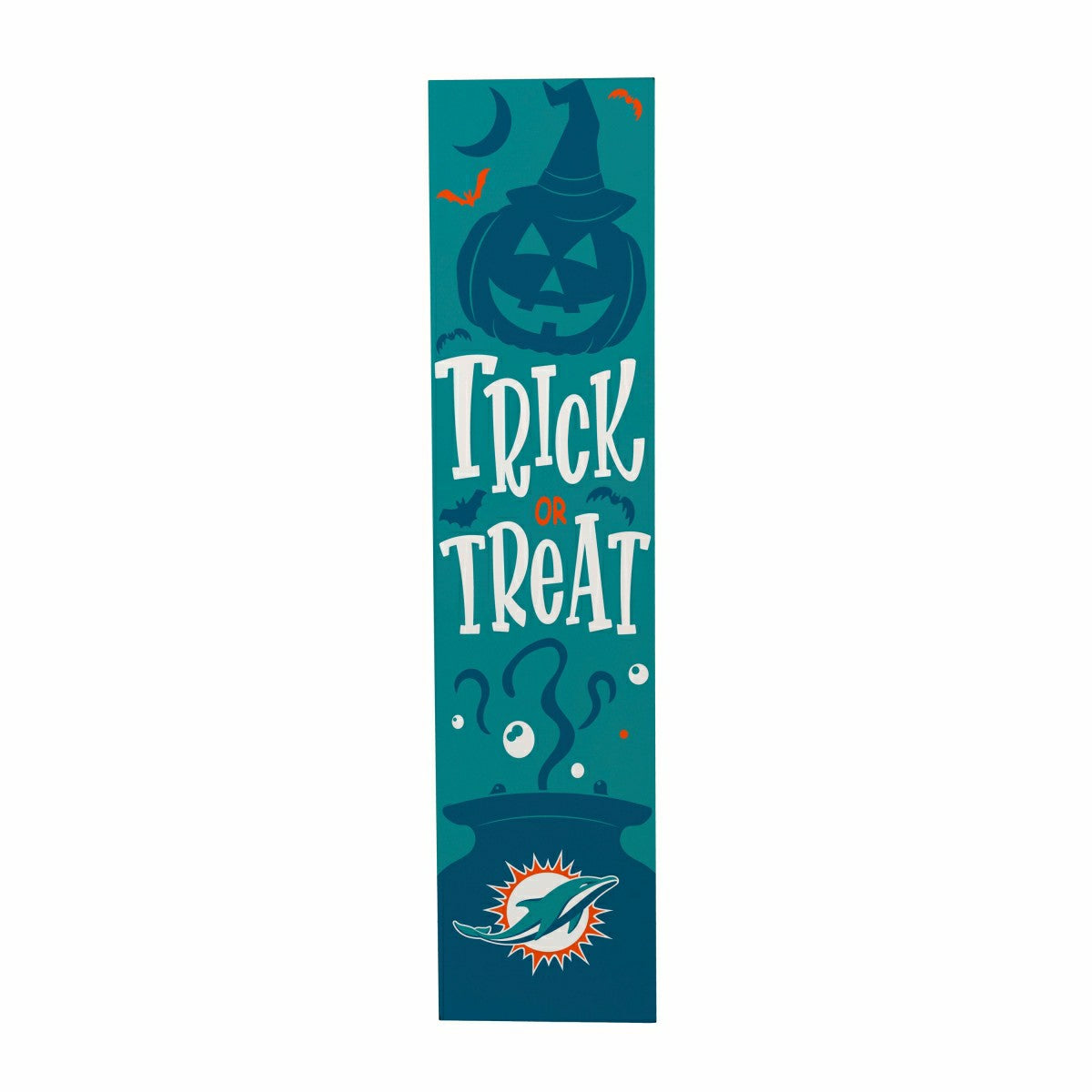 47" Double Sided Leaner, Miami Dolphins, Halloween