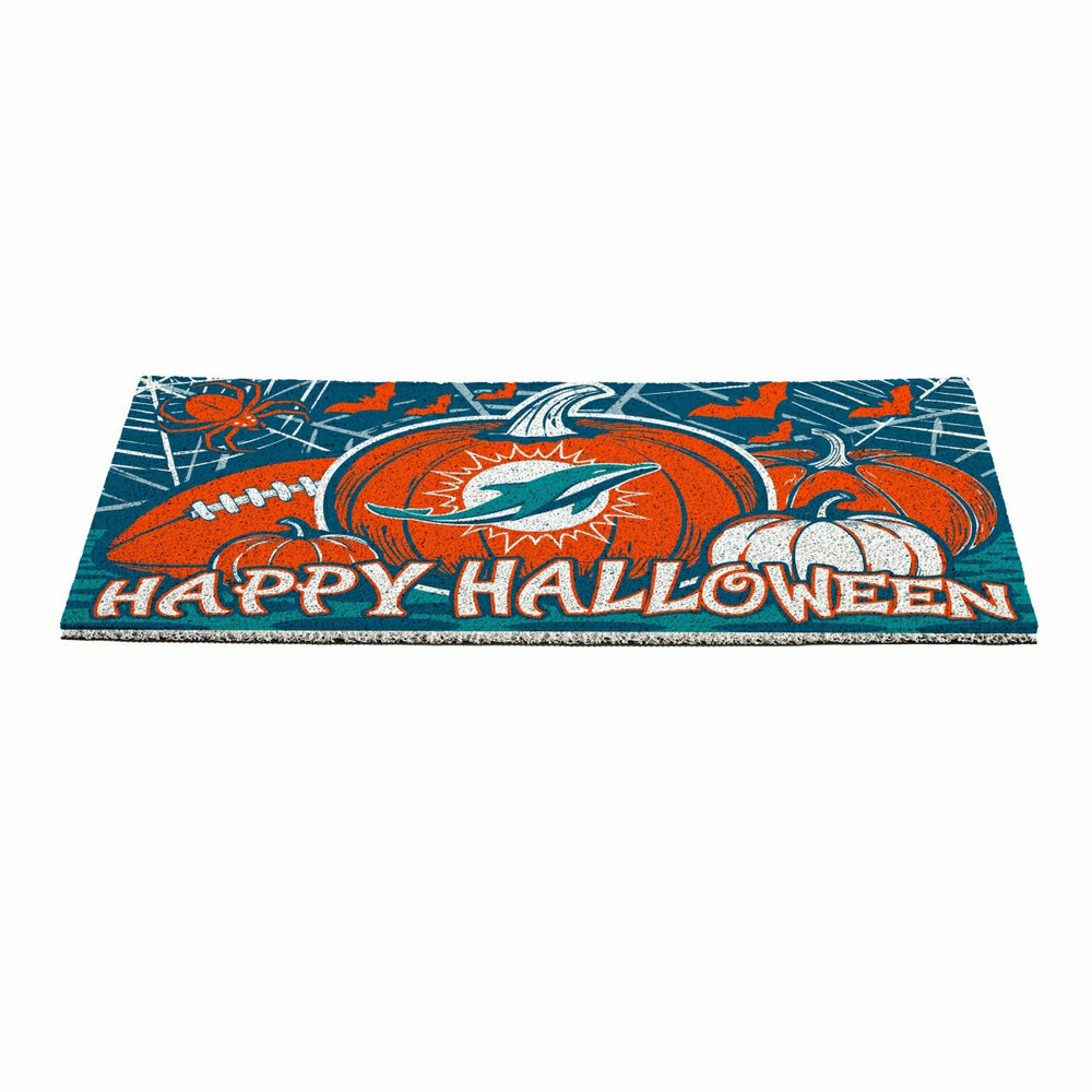 Miami Dolphins Halloween PVC Mat, 28"x16"