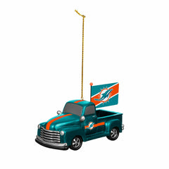 Miami Dolphins Mini Tabletop Rally Truck, Set of 2