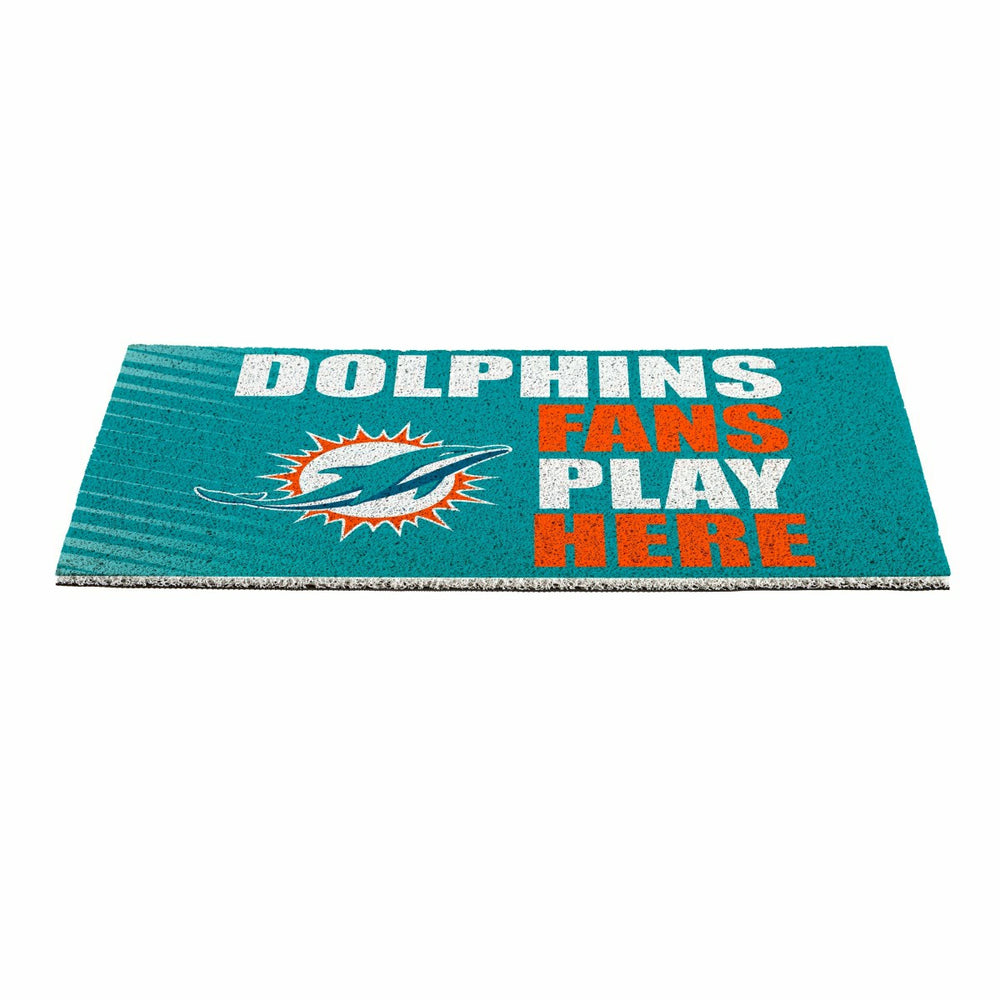 Miami Dolphins Fan Mat, 28"x16"