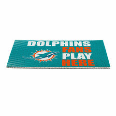 Miami Dolphins Fan Mat, 28"x16"