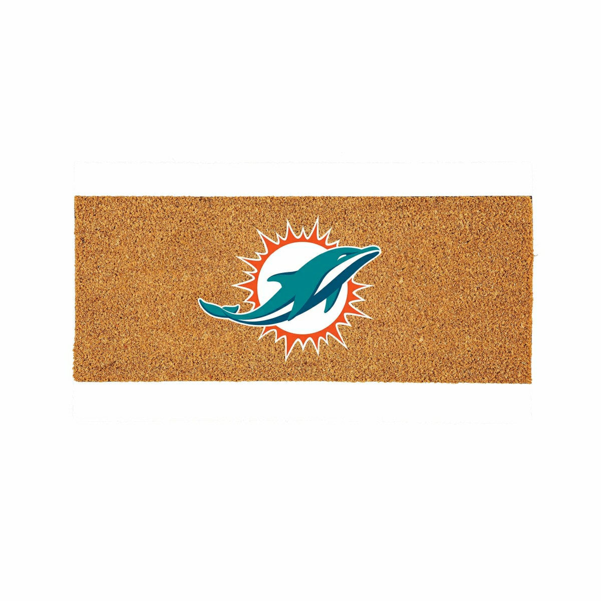 Miami Dolphins Extra Large Full Color Coir Mat, 60"x24"