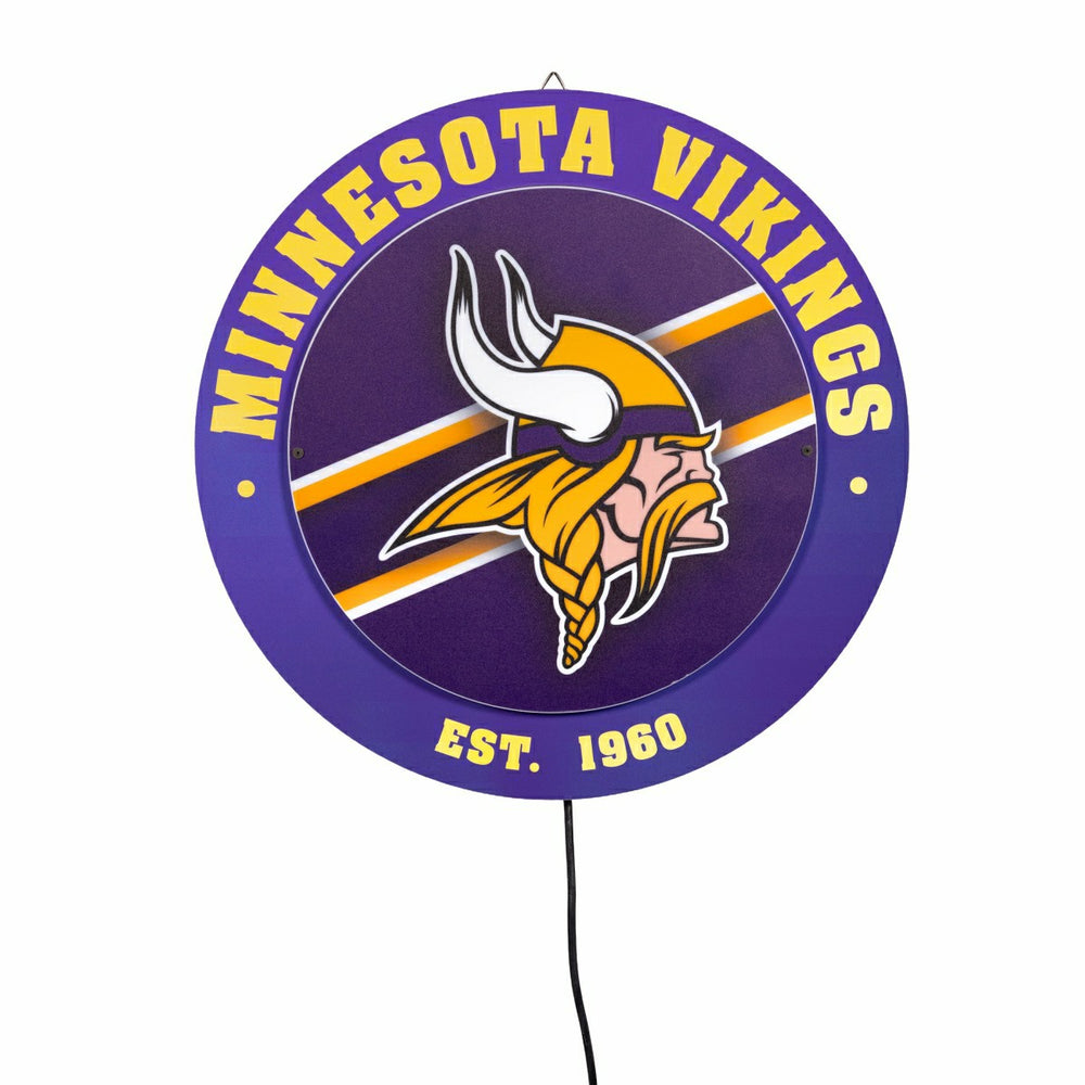 Minnesota Vikings, Metal Lite, Round