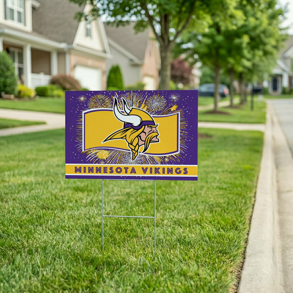 Minnesota Vikings Yard Sign, Patriotic