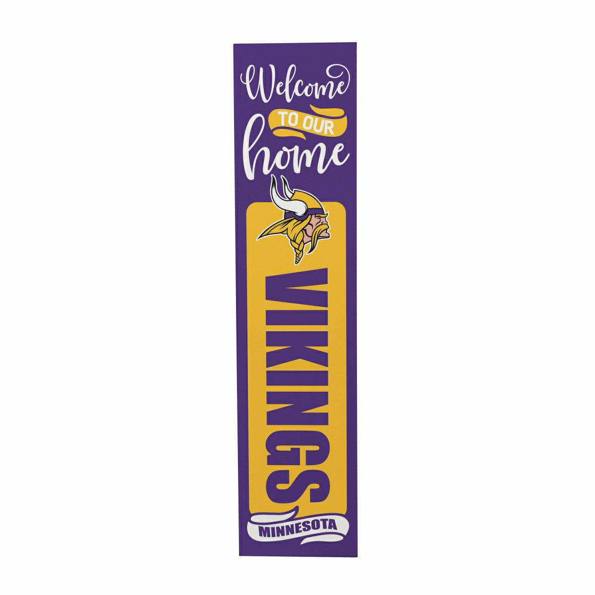47" Double Sided Leaner, Minnesota Vikings, Halloween