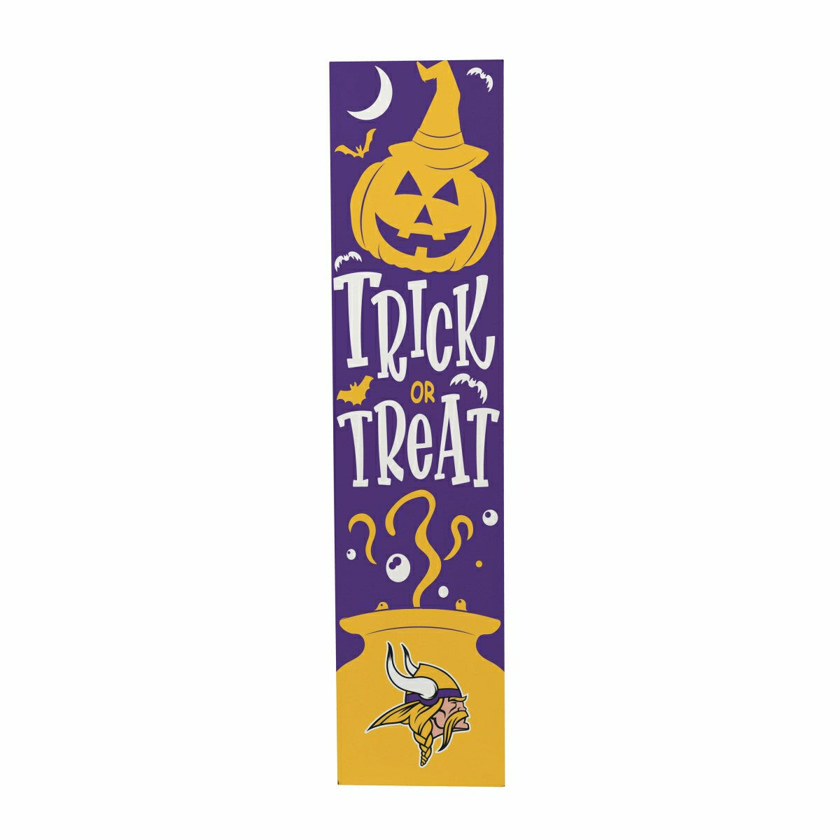 47" Double Sided Leaner, Minnesota Vikings, Halloween