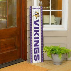 47" Double Sided Leaner, Minnesota Vikings, Christmas