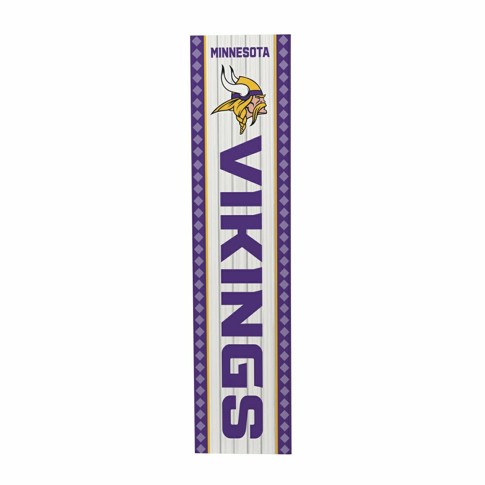 47" Double Sided Leaner, Minnesota Vikings, Christmas