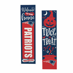 47" Double Sided Leaner, New England Patriots, Halloween