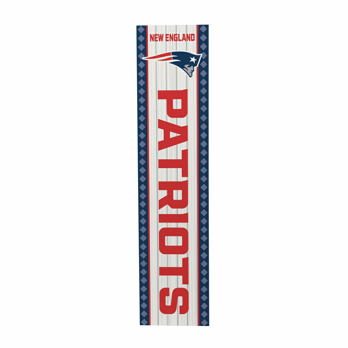 47" Double Sided Leaner, New England Patriots, Christmas
