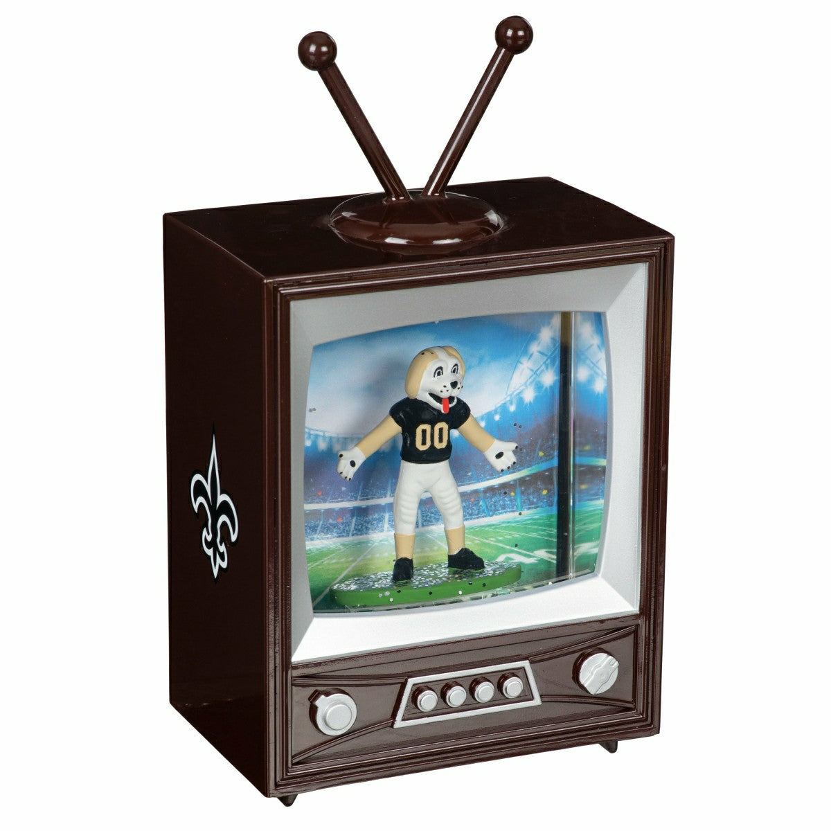 New Orleans Saints Vintage TV Water Lantern