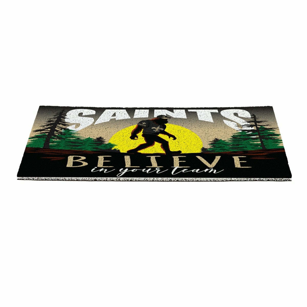 New Orleans Saints Bigfoot PVC Mat, 28"x16"