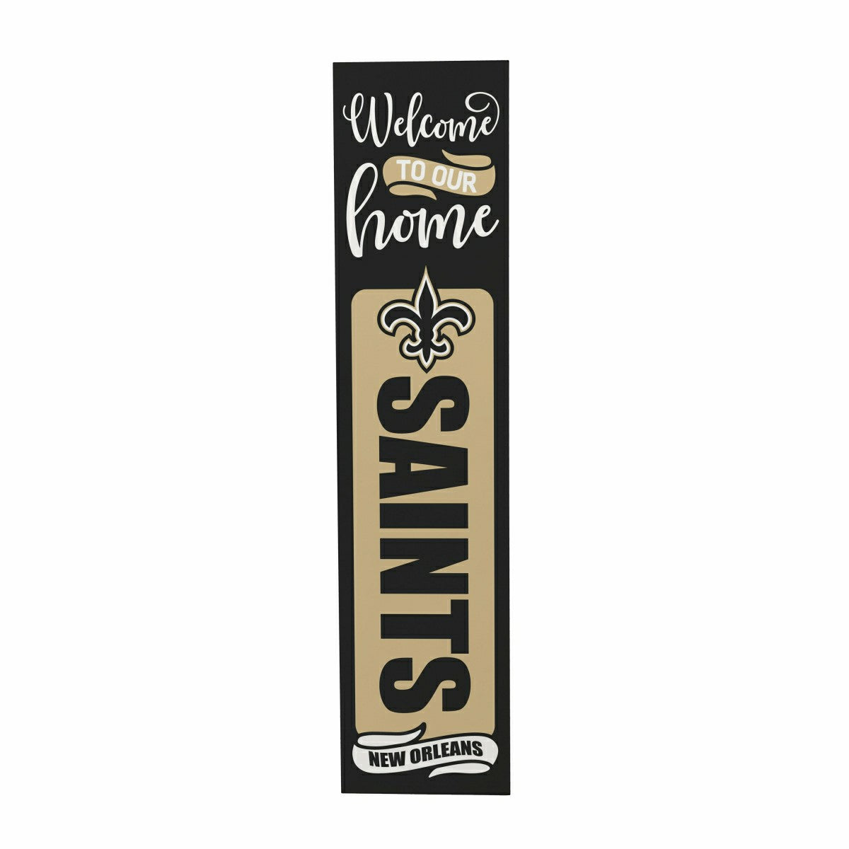 47" Double Sided Leaner, New Orleans Saints, Halloween